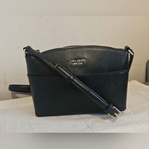 Like New!Kate Spade Black Leather Crossbody Bag